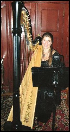 Glenna and harp